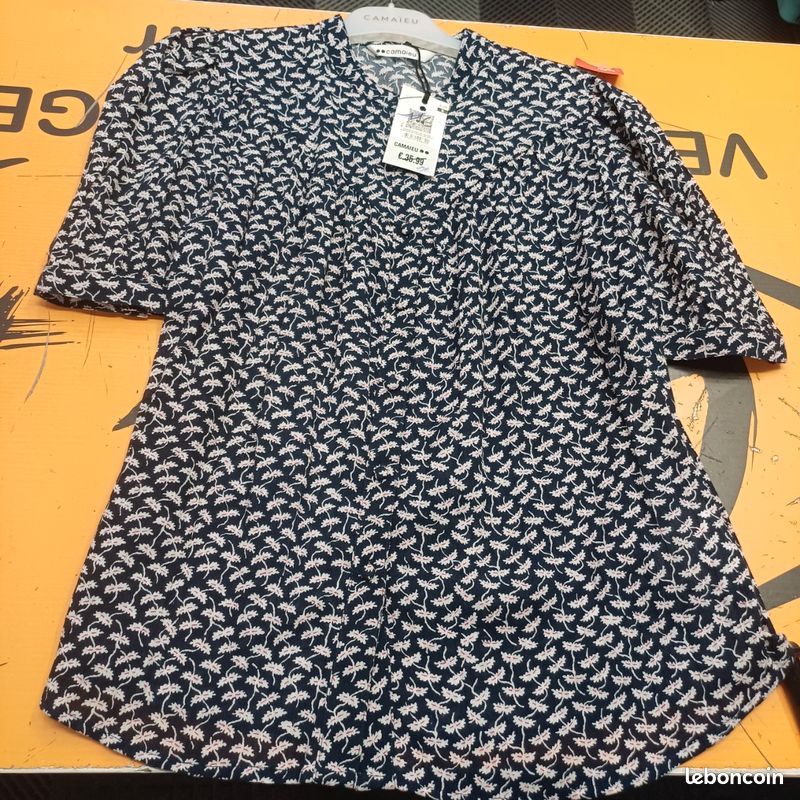Blouse Légère coton à Motif camaieu S. 4298 (image 4)