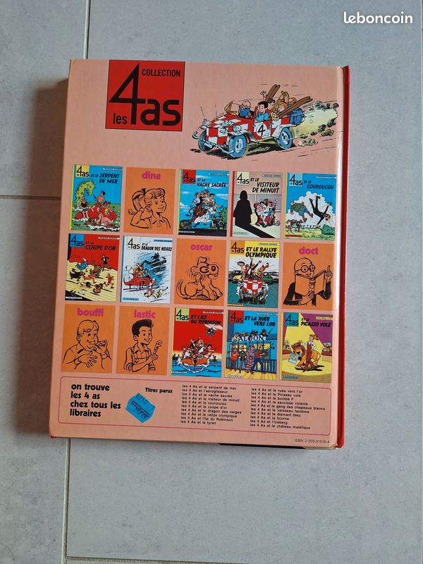Lot de 3 BD les 4 as (image 3)