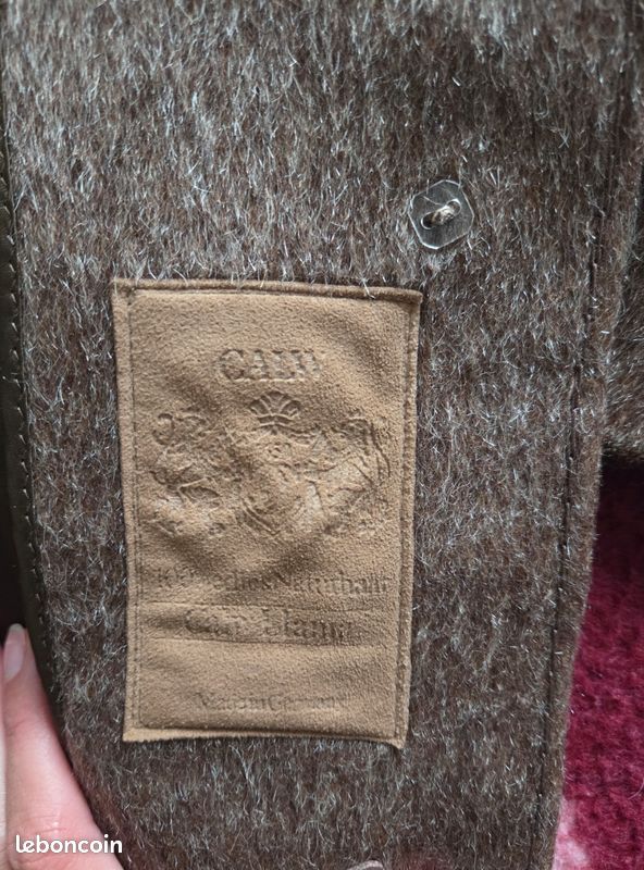 Manteau vintage laine lama (image 4)