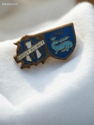Badge Logo OM Bleu | Officielle Olympique de Marseille
