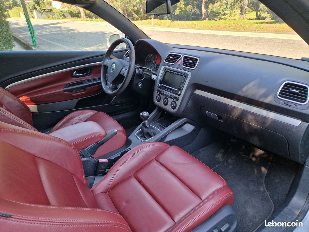 Vw eos 2.0 tdi 140ch finition carat 2e main 98200km 7990e (image 4)