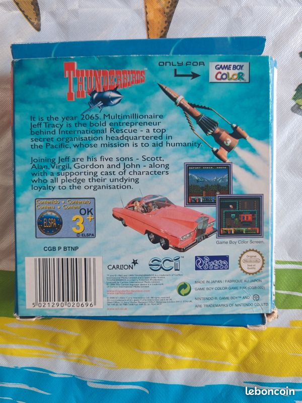 Thunderbirds gameboy color (image 2)