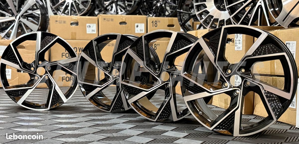 4 Jantes Audi 19" S-Line Quattro – A3 S3 RS3 A4 S4 RS4 A5 S5 RS5 A6 S6 A7 S7 Q3 SQ3 Q5 SQ5 (image 3)