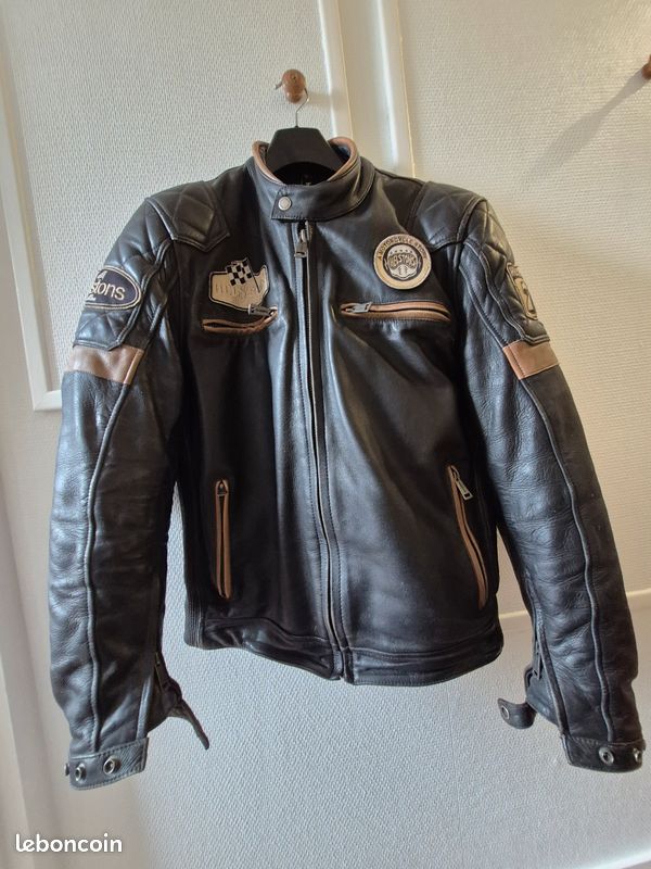 Blouson moto cuir (image 2)