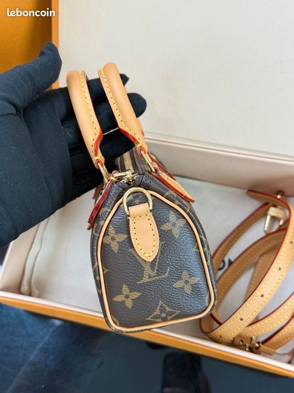Sacs Louis&Vuitton Nano Speedy - Iconique petit sac cylindre (image 2)