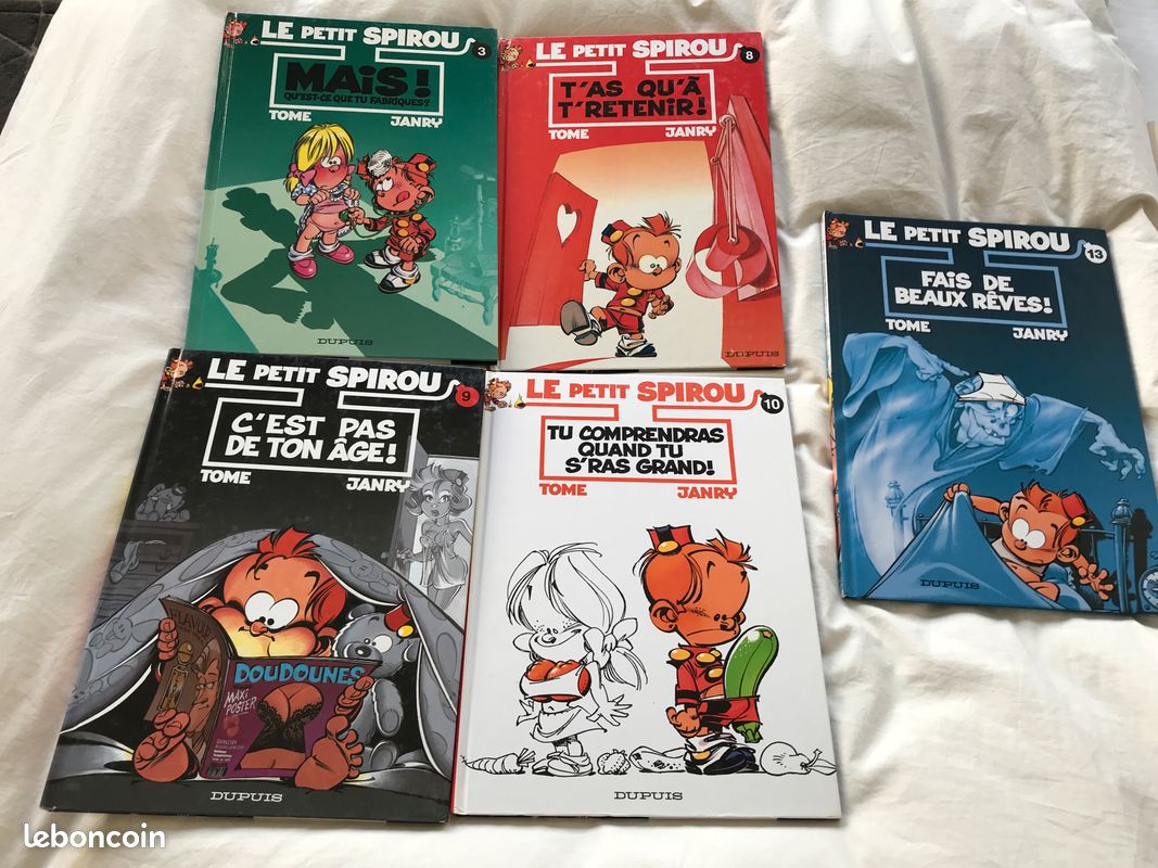 Lot de 5 BD » LE PETIT SPIROU » (image 1)