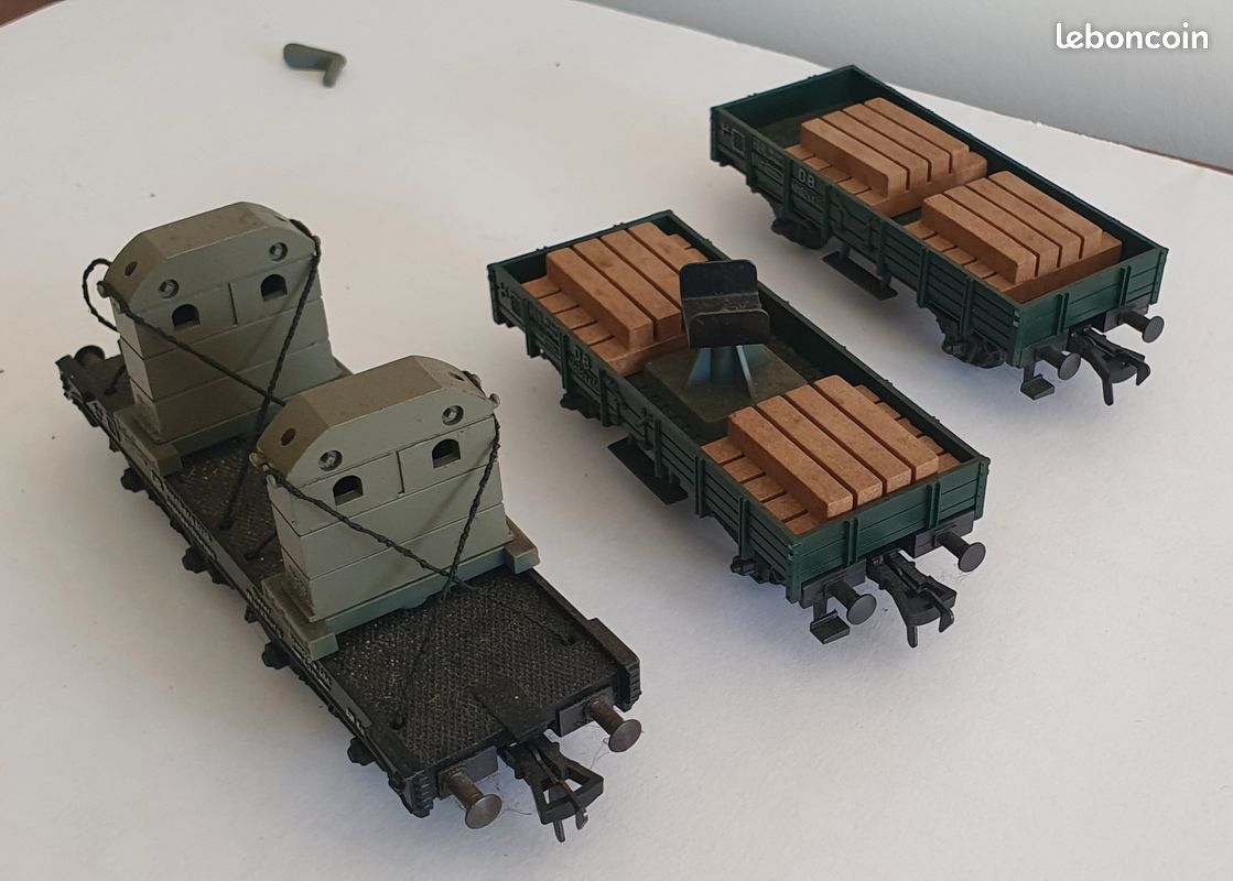 HO - COFFRET TRAIN GRUE, ref : 1495-4, BOITE. - Lot 283