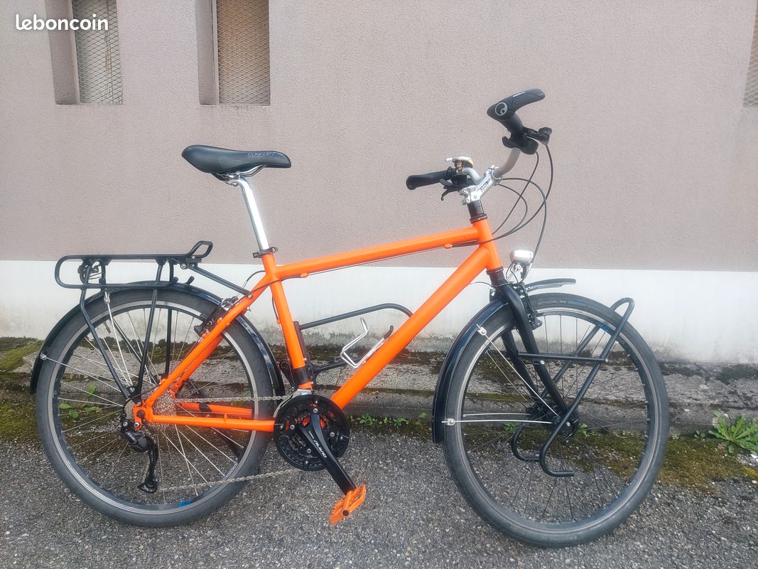 Velo Randonneuse Acier Vélo Randonnée Cadre Velo Voyage Cadre Velo