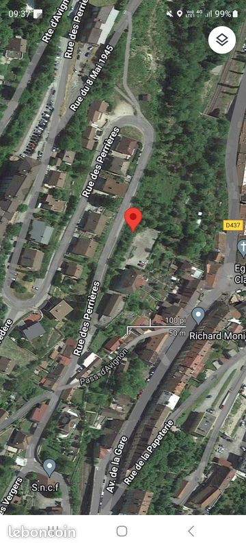 Terrain 460m' constructible · à Saint-Claude · 39 500 €
