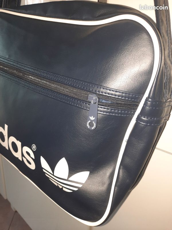 Sac De Sport Vintage HEAD – Toile Noire, Porte-bagages – Très Bon état