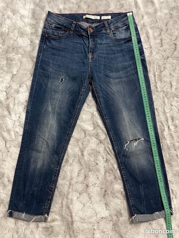 Jean Stone court Suiteblanco Taille 34 (image 13)