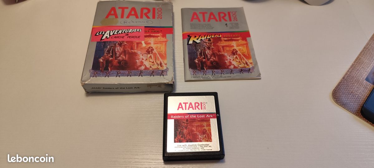 Edition française - RAIDERS OF THE LOST ARK - Atari 2600 en boite et