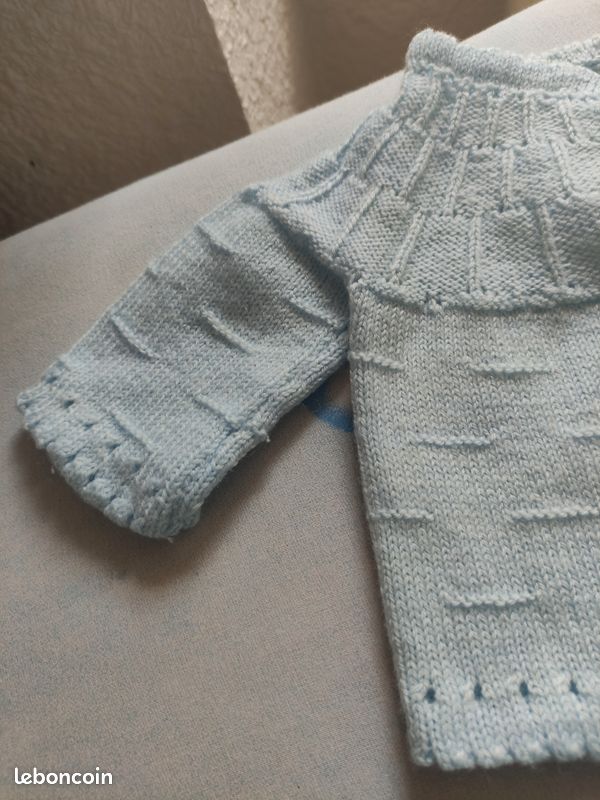 Veste en laine naissance (image 2)