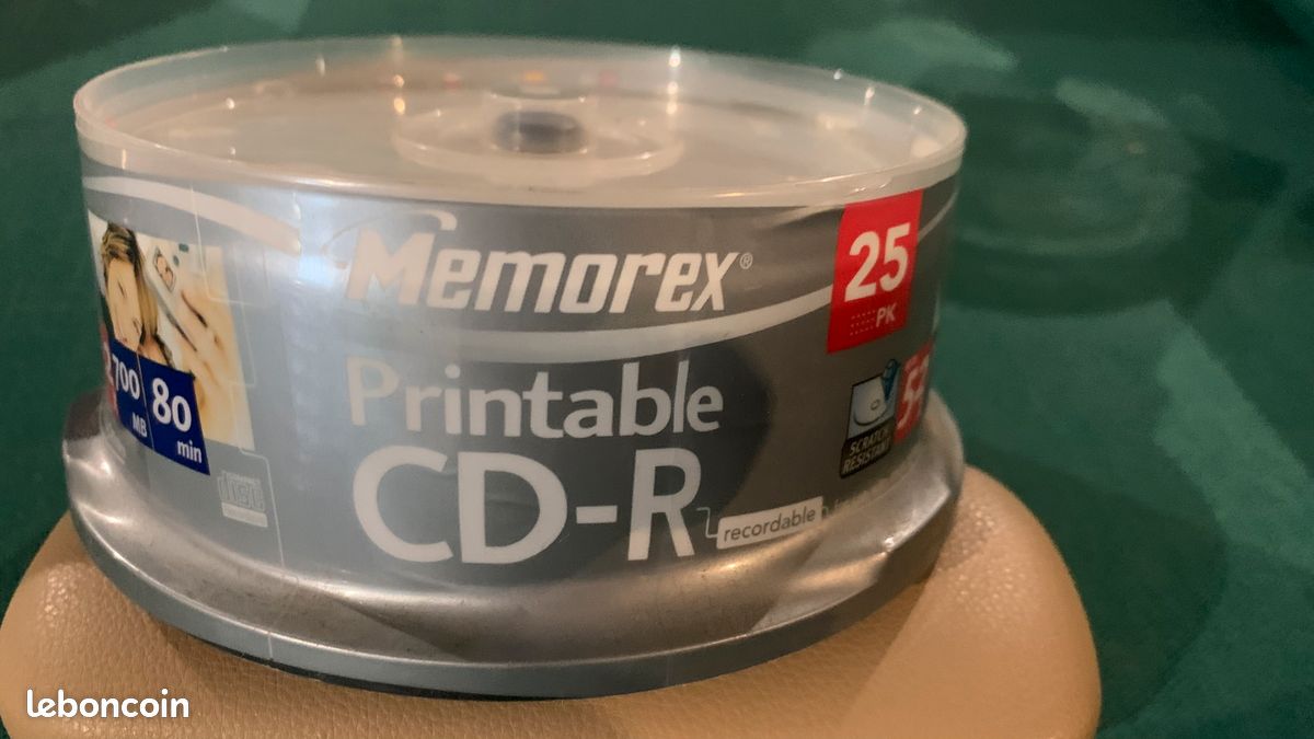 Lot de 40 CD vierges neufs sous blister - Fujifilm, Verbatim, TDK, memorex (image 5)