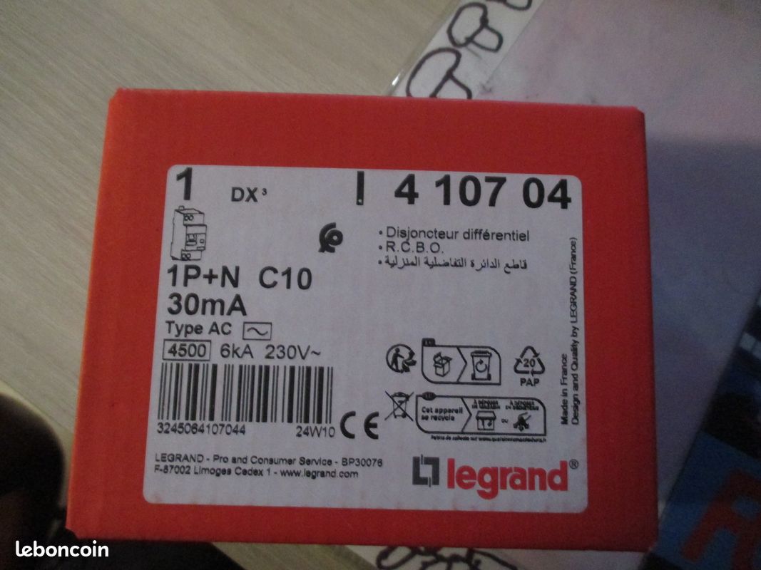 Disjoncteur differentiel legrand (image 1)