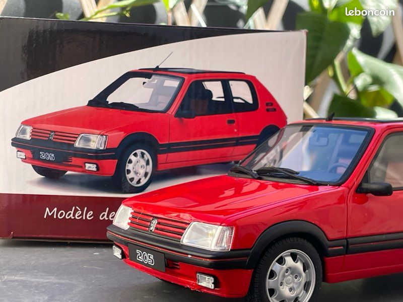 Rare Peugeot 205 GTI 1l9 Electro-choc 1/18 Ottomobile (image 1)