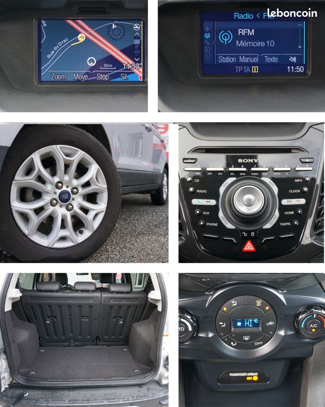 🚗 Ford EcoSport 1.0 EcoBoost 125 Titanium S - GPS / Bluetooth / 5 places 👨👩👧👦 (image 4)