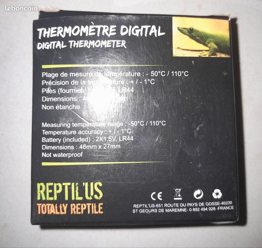 Thermomètre digital avec sonde (image 2)