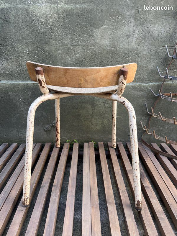 Chaise écolier ou d’atelier dossier bas (image 3)