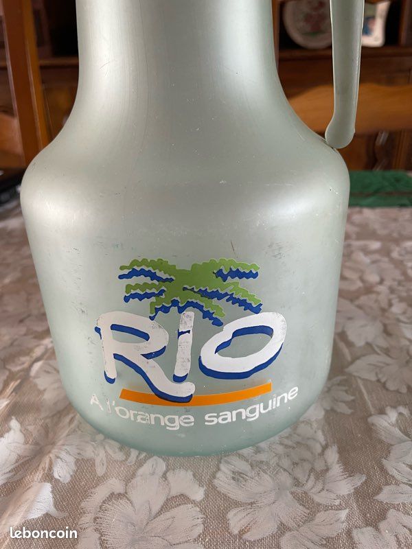 2 carafes en verre vintage Tropico et Rio (image 4)