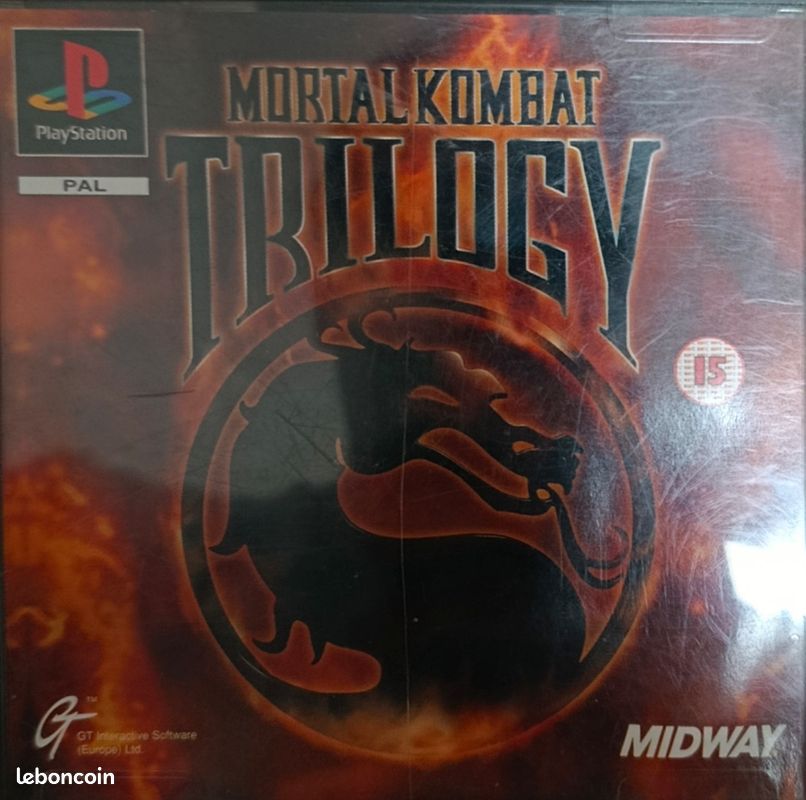 Jeu PlayStation 1 (PS1) Mortal Kombat Trilogy - Version D'occasion En état Correct