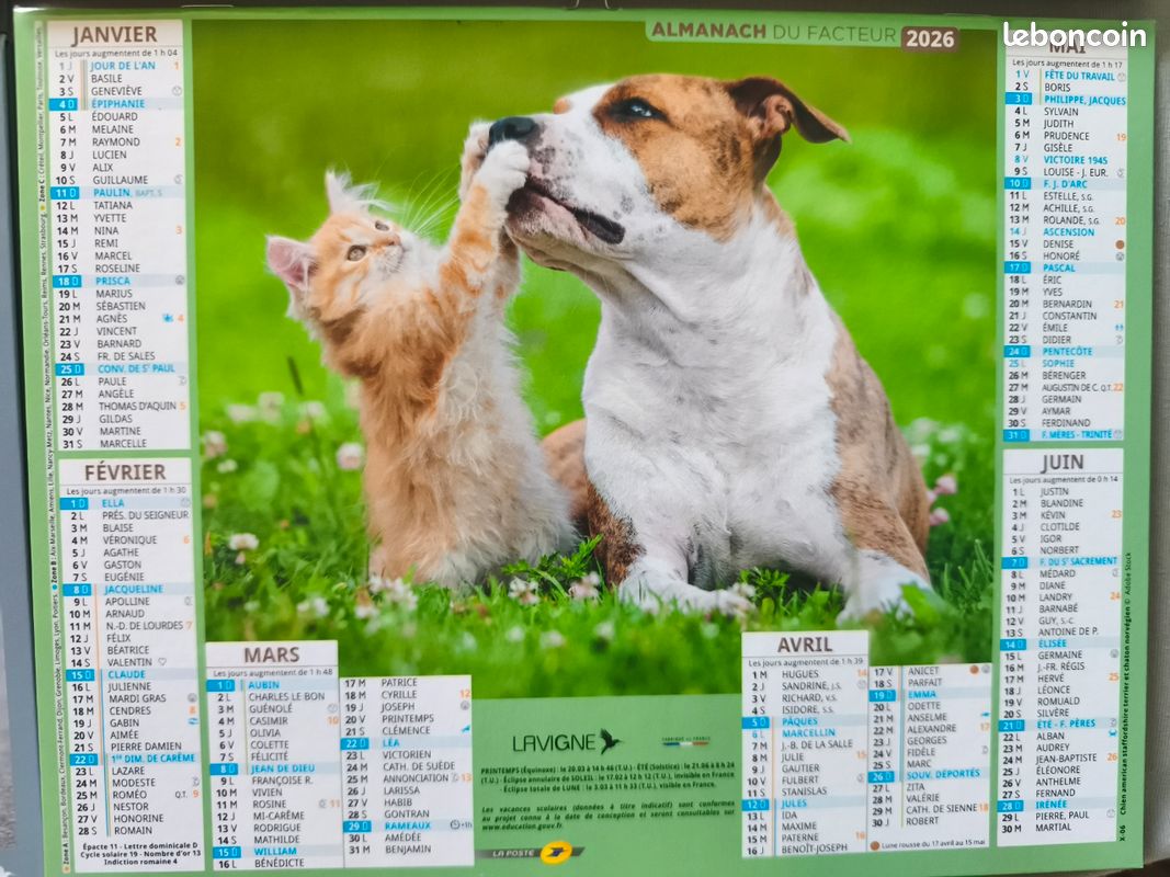 Calendriers Oberthur 2026 (image 3)