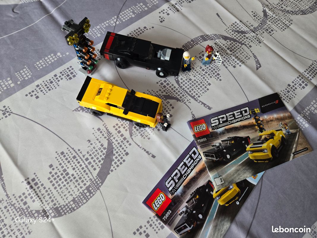 Lego speed champions 75893, Dodge challenger SRT Demon 2018 et