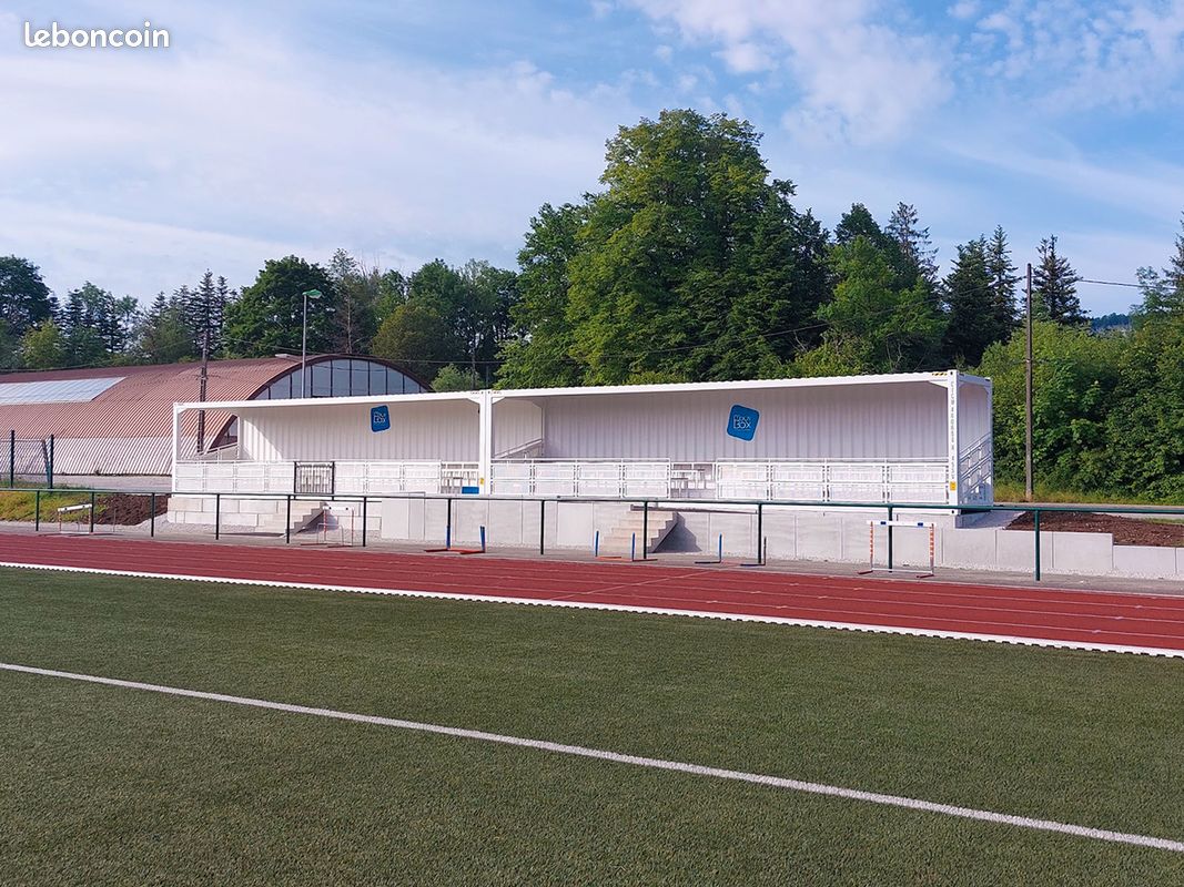 🔵 Tribune / gradin modulaire en container maritime – 26 à 61 places - Dpt 33 (image 3)