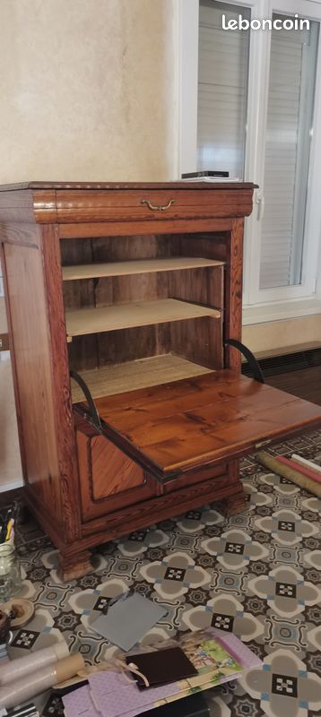 Secretaire en pitchpin (image 3)