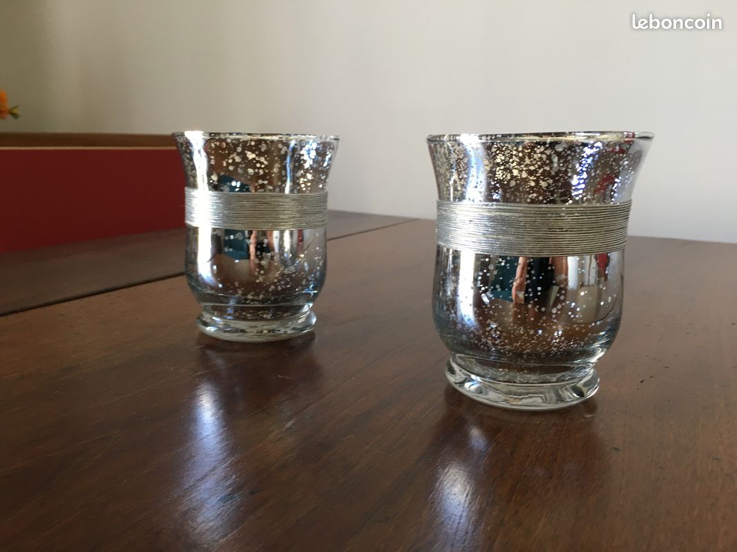 Photophore argenté (image 1)