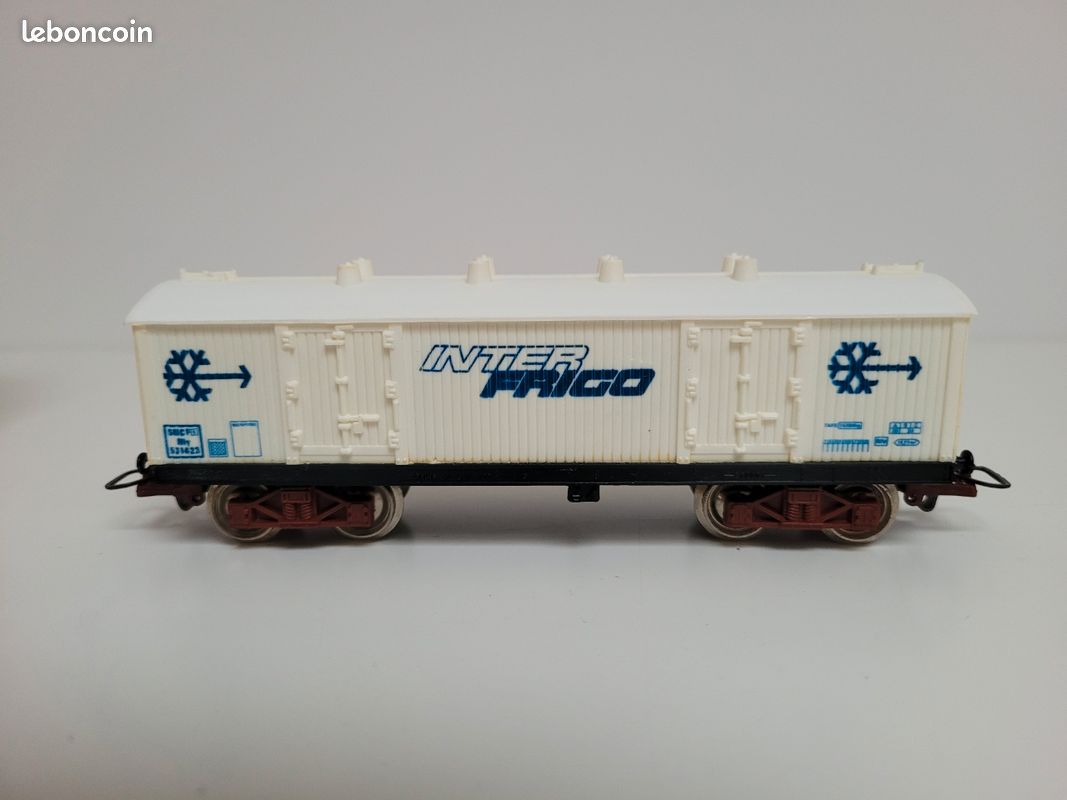 Train wagon N° 6563 Wagon frigorifique à bogies TP INTER FRIGO Jouef Ho (image 4)