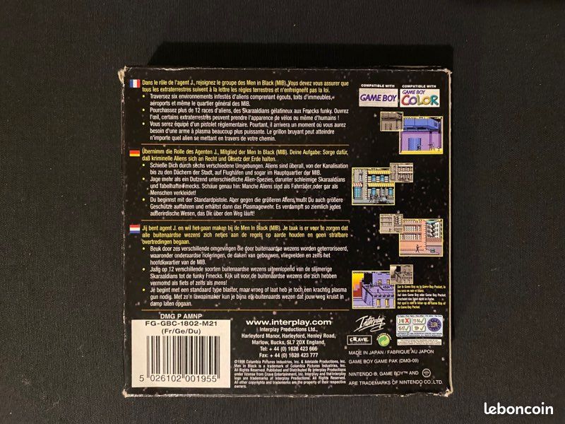 Men in black Game boy color (image 2)