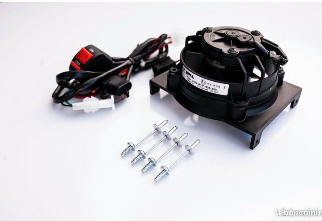 EXED Ventilateur De Refroidissement SPAL + Kit Montage Pour Beta RR 2020-2022 - Essentiel Enduro