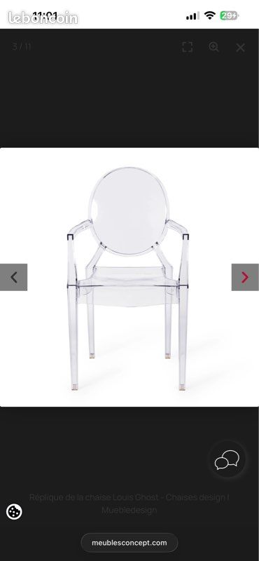 Acheter MID.YOU chaise de salle à manger lot de 4 Asama en noire