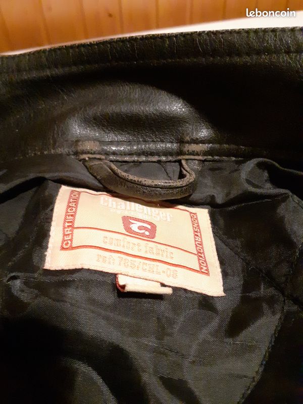 Veste faux cuir vintage (image 3)