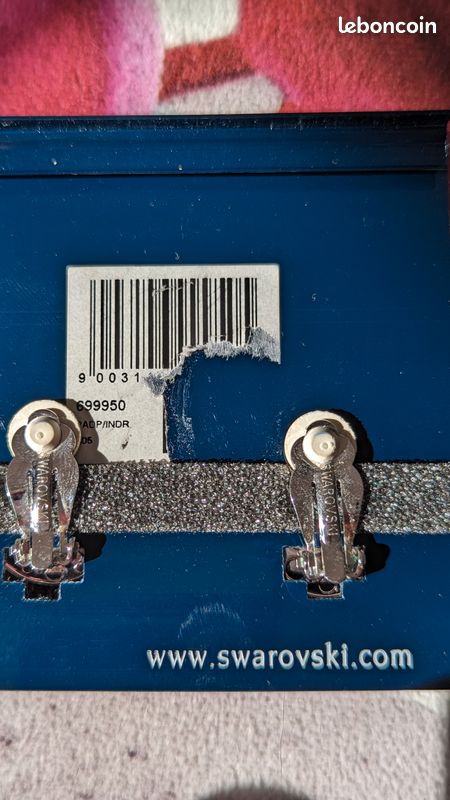 Boucles d'oreilles clip Swarovski (image 3)