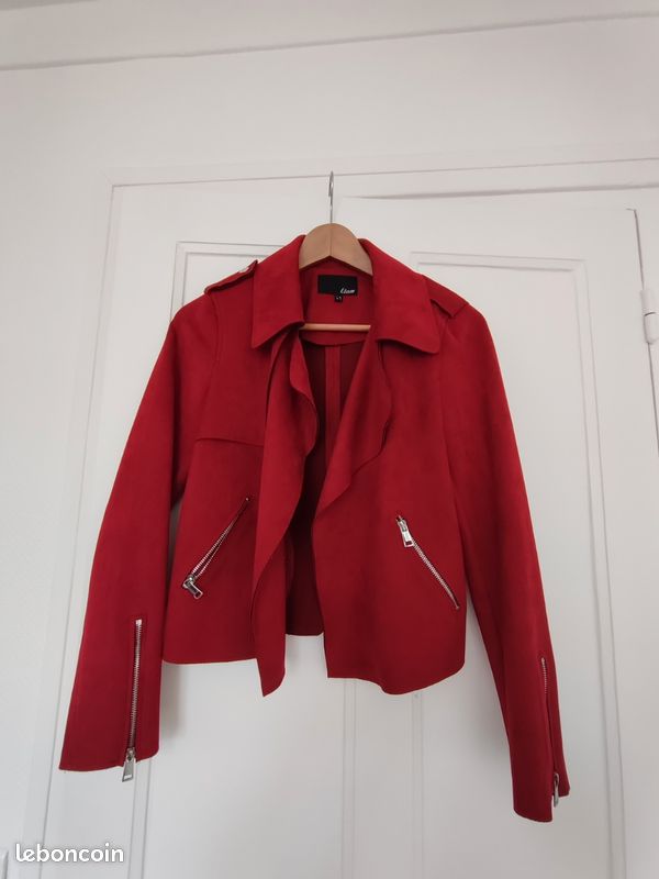 Vends veste rouge Etam taille 38 (image 1)