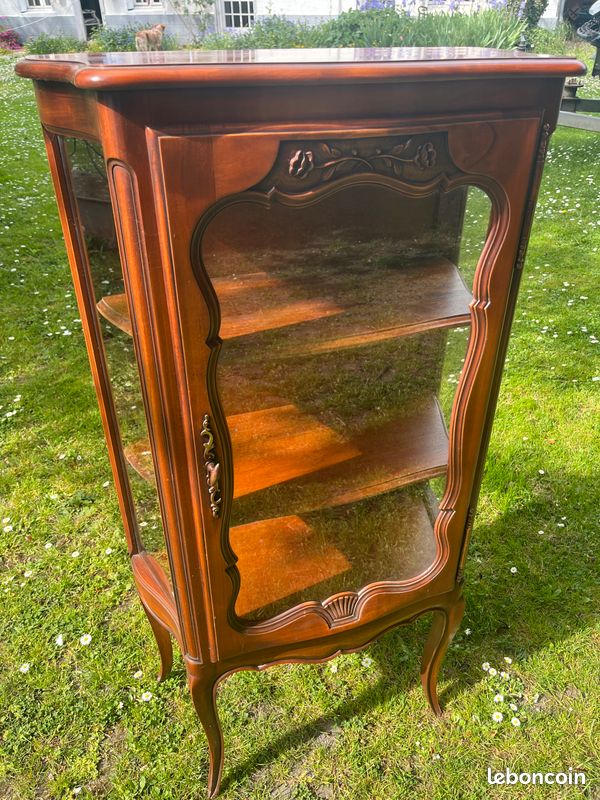 Vitrine en merisier (image 3)