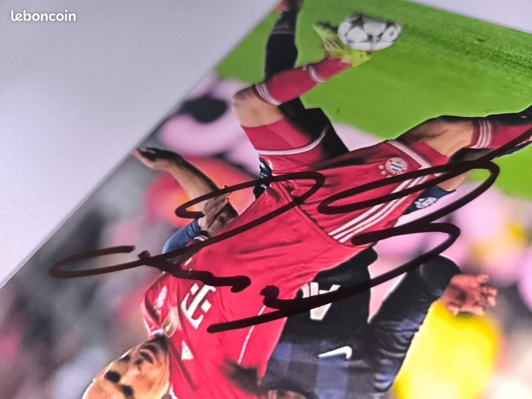 Autographe foot Arjen Robben Bayern Munich - Collection