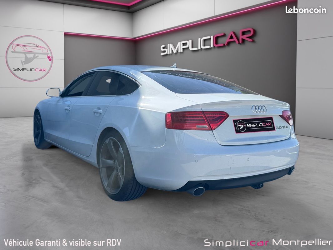 AUDI A5 SPORTBACK 3.0 V6 TDI 245 AVUS QUATTRO S TRONIC 245Ch Garantie 12 mois (image 3)
