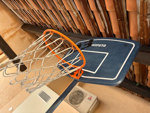 COSTWAY Panier de Basketball sur Pieds Hauteur Réglable de 1,55 à 3,1 m,  Support