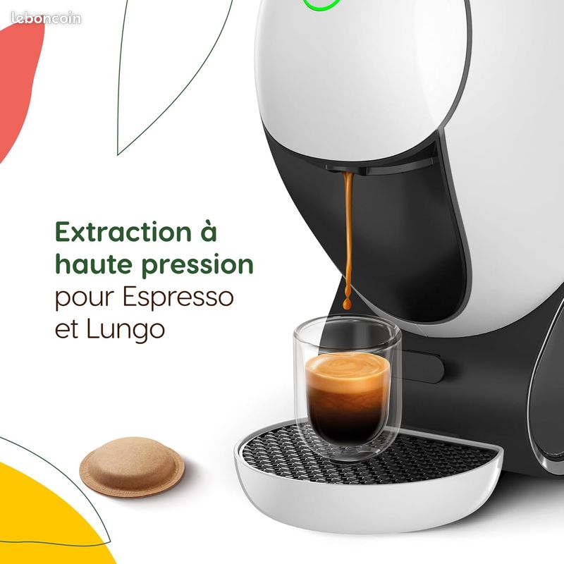 NESCAFÉ DOLCE GUSTO NEO CAFFE - Machine À Café KRUPS pour Dosettes Compostables - Technologie Brevetée SmartBrew 3-En-1 - Cafetière Connectée - NEUF (image 3)