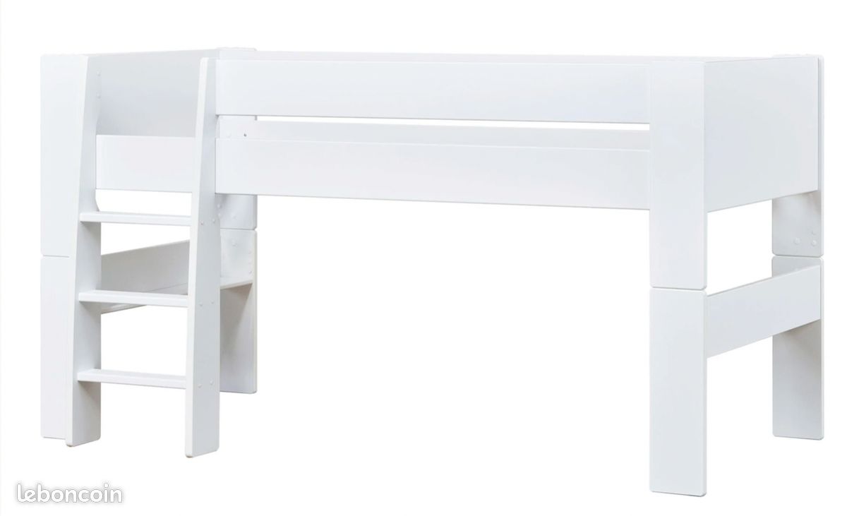 Lit mi-hauteur & matelas enfant (image 1)