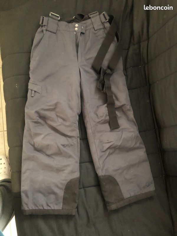 Pantalon de ski Go Sport anthracite 10 ans (image 1)