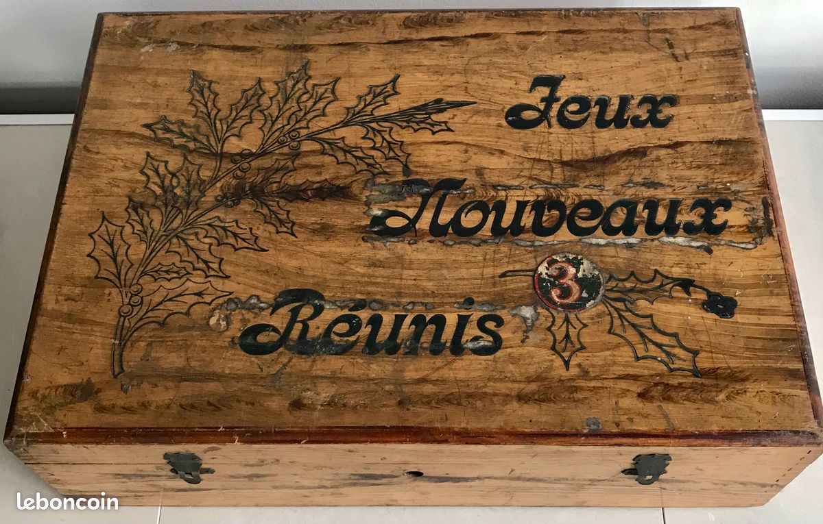 ANCIEN COFFRET JEUX de 32 cartes avec 92 Jetons Nacrés - Cartes GRIMAUD