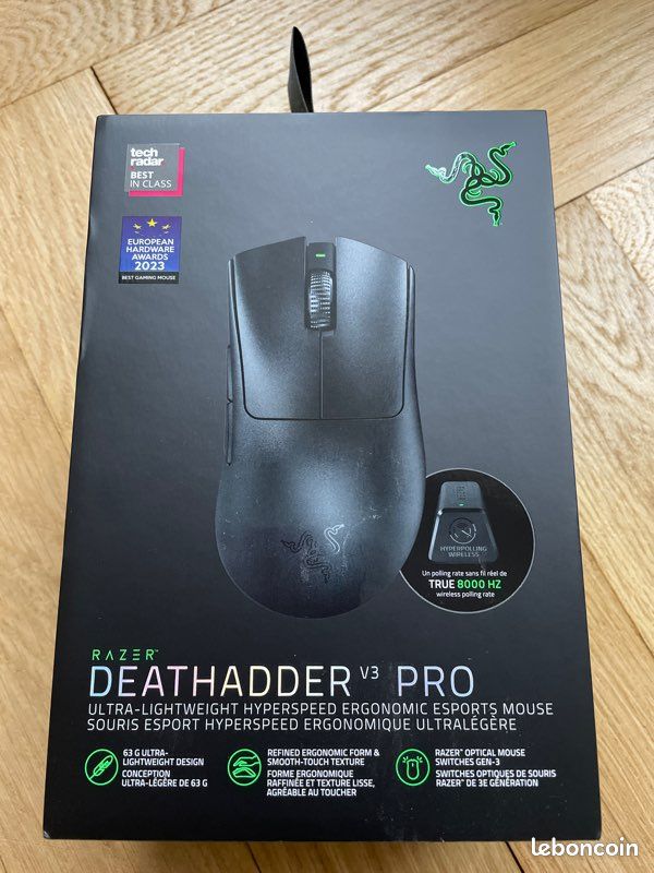 Razer DeathAdder V3 Pro - Noir - Souris PC Razer sur Razer DeathAdder V3 Pro - Noir - Souris PC Razer sur