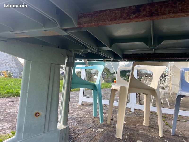 Table jardin 8 places avec 6 chaises (image 6)