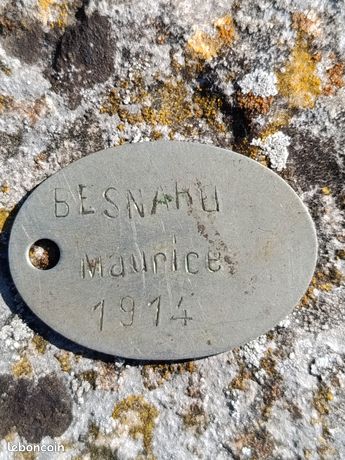 Plaque Métal Décorative Poilu Soldat Militaire WW1 - Dimensions 30 X 20 Cm