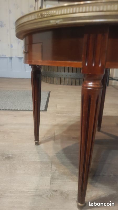Table basse bouillotte Louis XVI (image 4)