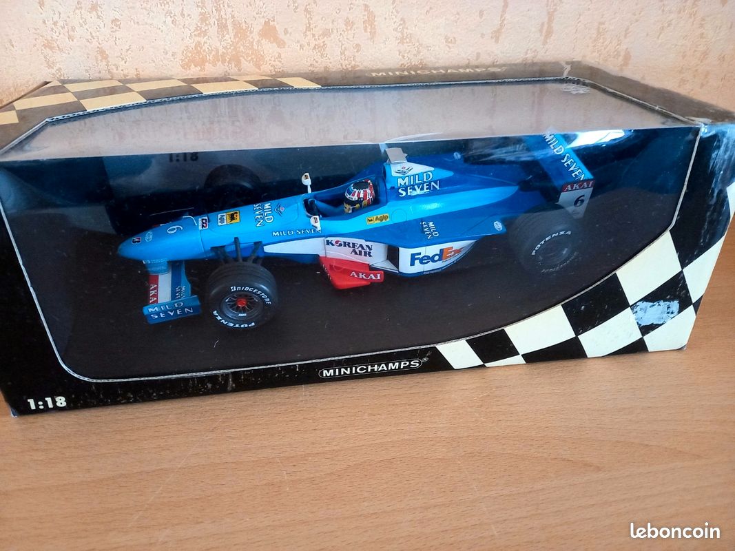 Voiture Miniature F1 Benetton B198 WURZ 1998 - 1/43 Minichamps - Occasion